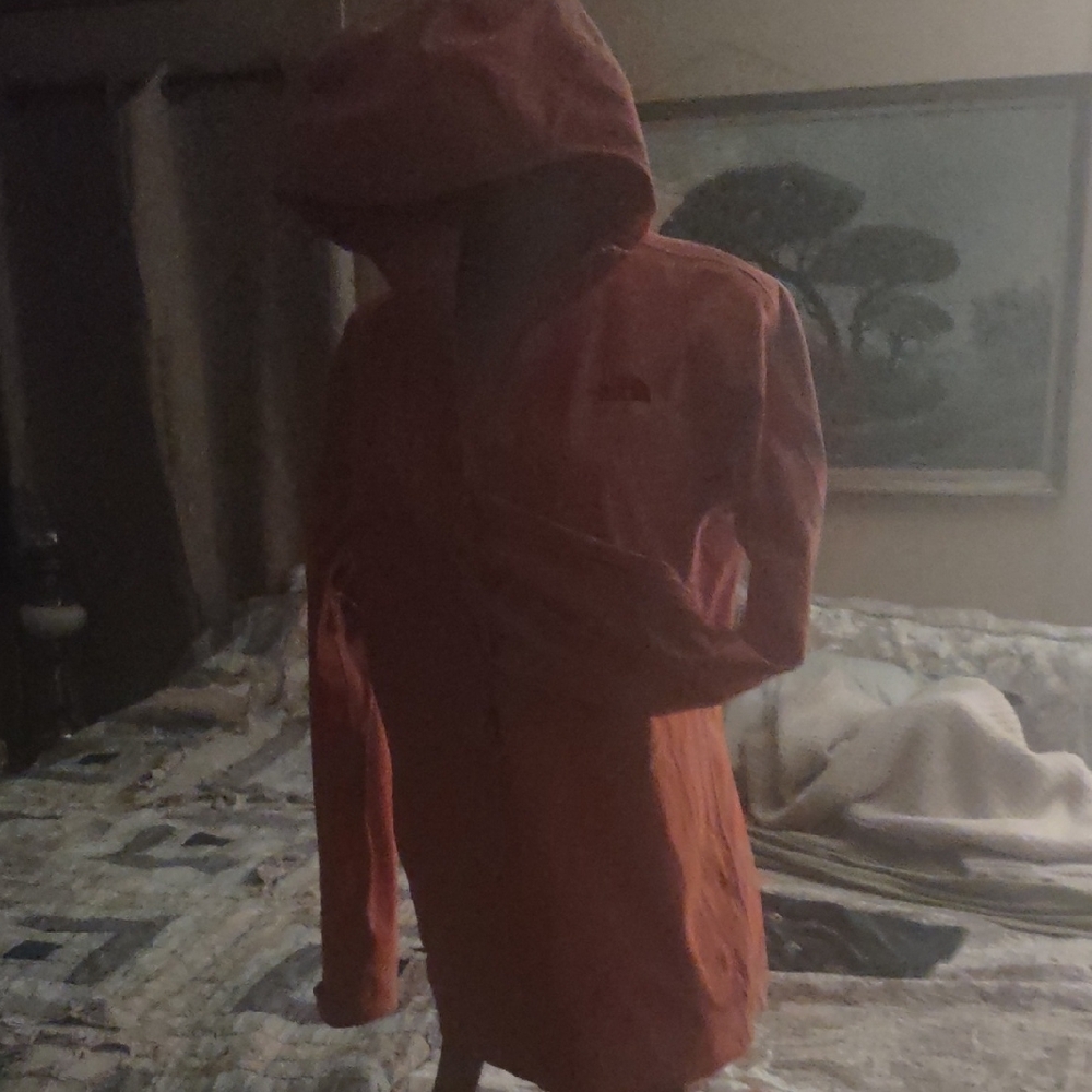 Orange Red Color The North Face Women's Ski Jacket - Orange